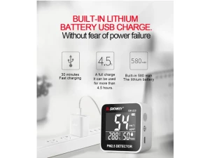 Laser PM2.5 Detector and Digital Air Quality Monitor — Air Quality Monitor, SNDWAY
