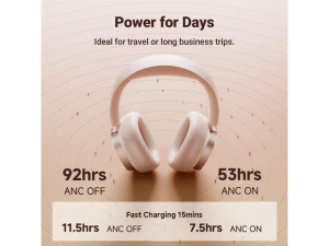 Over-Ear Bluetooth Headphones, Pink — Wireless Earbuds, EDIFIER
