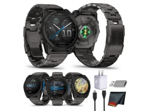 47 mm Oxford Brown Titanium Smartwatch — Smart Watch, Garmin