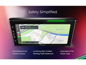 1-DIN Multimedia Receiver with Back-Up Bullet Camera — Car Infotainment System, Pioneer