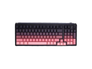 75% Compact Wireless Mechanical Keyboard, Gradient Pink — Bluetooth Keyboard, HO computer hardware