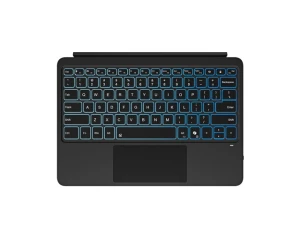 Slim RGB Backlit Keyboard for Surface Pro 12inch 2025 — Bluetooth Keyboard, Dpofirs