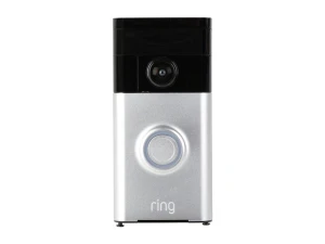 Smart Video Doorbell, Satin Nickel — Video Doorbell, Ring