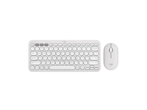 Pebble 2 Combo Wireless Keyboard and Mouse — Bluetooth Keyboard, Logitech