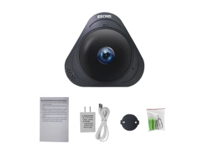 WiFi IP Camera, 1.3MP, Black — Security Camera, ESCAM