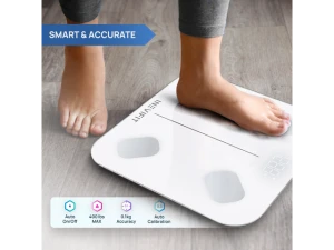 Body Composition Scale, White — Smart Scale, INEVIFIT