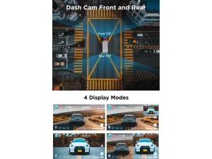 Front and Rear Dash Camera — Dash Cam, FOCUSTEC