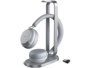 Bluetooth Headset with Charging Stand — Wireless Earbuds, Yealink