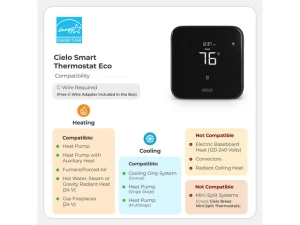 Smart Thermostat Eco — Smart Thermostat, Cielo Breez