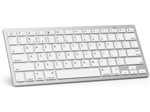 Bluetooth Keyboard, White — Bluetooth Keyboard, OMOTON