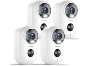 Outdoor Security Camera, 4 Packs — Security Camera, ZUMIMALL