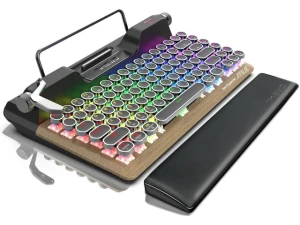 Retro Typewriter Mechanical Gaming Keyboard — Bluetooth Keyboard, PISKEKAT