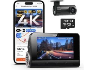 4K Front and 1080P Rear Dash Camera — Dash Cam, 70mai