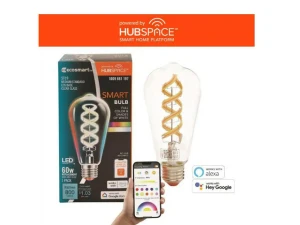 Color-Changing LED Light Bulb, ST19, Clear — Smart Light Bulb, EcoSmart