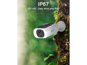 Solar Outdoor Security Camera — Security Camera, Explus-C