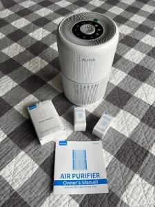 2 Pack H13 True HEPA Air Purifier for Home, Bedroom, Smoke, Dust, Odors, Pollen, Pet Dander — Air Purifier, AIRTOK