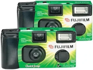 QuickSnap Flash 400 One-Time-Use Camera - 2 Pack, Fujifilm
