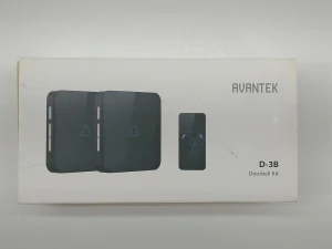 Wireless Doorbell Kit with 2 Plug-In Receivers, 52 Melodies, and LED Flash, AVANTEK