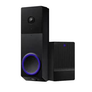 Wireless Duo Cam Video Doorbell with Chime, 2K Full HD, Color Night Vision — Video Doorbell, Wyze