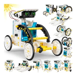 13-in-1 Solar Power Robots Creation Toy, Educational DIY Robotics Kit, Bottleboom