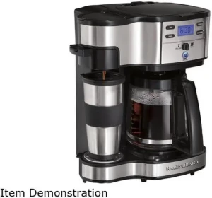 2-Way 12 Cup Programmable Drip Coffee Maker & Single Serve Machine — Coffee Maker, Hamilton Beach