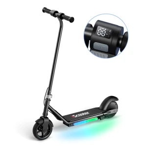 Electric Scooter for Kids Ages 6-12, 150W Motor, LED Display, 3 Speeds Adjustable, iScooter