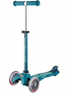 Mini Deluxe 3-Wheeled Lean-to-Steer Scooter for Kids, Ages 2-5, Micro