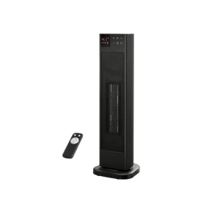 Oscillating Ceramic Tower Indoor Space Heater with Remote Control, PELONIS