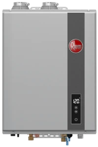 9.5 GPM Residential Indoor Natural Gas Tankless Water Heater, Rheem