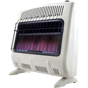 30,000 BTU Vent Free Blue Flame Natural Gas Heater - Wall Mount Space Heater, Mr. Heater