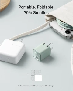 30W USB C GaN Fast Charger for iPhone, Galaxy, iPad, MacBook, Anker