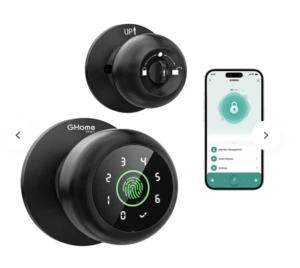 Smart Fingerprint Door Lock — Smart Lock, GHome Smart