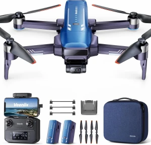 8K Camera Drone with 3-Axis Gimbal, 80min Flight Time — Drone, Veeniix