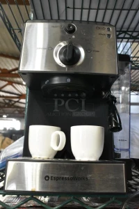 All-In-One Espresso Machine with Milk Frother, EspressoWorks