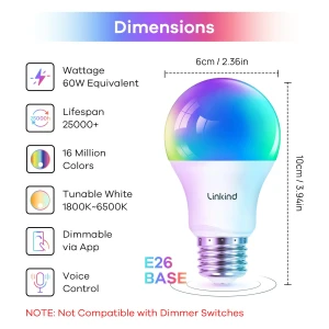Smart Light Bulbs — Smart Light Bulb, Linkind