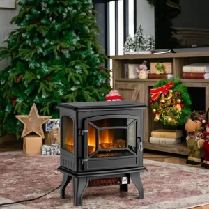 Electric Fireplace Stove, Tangkula