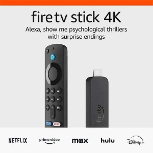 Fire TV Stick 4K Streaming Device with AI Search and Wi-Fi 6, Amazon
