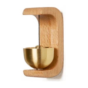 Magnetic Shopkeepers Bell Wood Doorbell Wind Chime, EDINGM