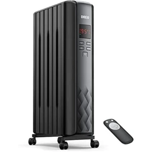 Oil Filled Radiator Heater with Remote Control, 4 Modes, Overheat & Tip-Over Protection, Dreo