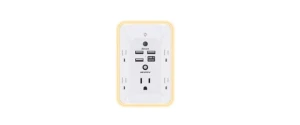 Outlet Extender with Night Light, Multi Plug Outlet, USB Wall Charger Surge Protector, HANYCONY