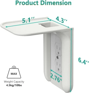 Outlet Shelf Wall Holder, WALI