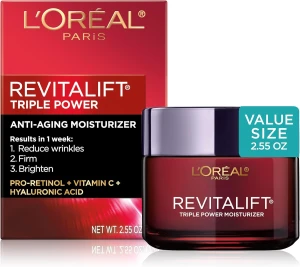 Revitalift Triple Power Anti-Aging Face Moisturizer, L'OREAL PARIS