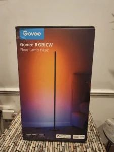 RGBIC Floor Lamp with Alexa, Music Sync, 16 Million Colors — LED Strip Lights, Govee