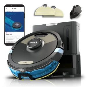 Robot Vacuum & Mop Combo with Powerful Suction and Sonic Mopping — Robot Vacuum, Shark