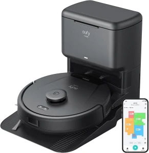 Robot Vacuum with Self Empty Station, Hair Detangling Technology, 60 Days Hands Free Cleaning — Robot Vacuum, eufy