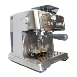 Semi Automatic Coffee Maker With Manual Tamper — Coffee Maker, Koolatron