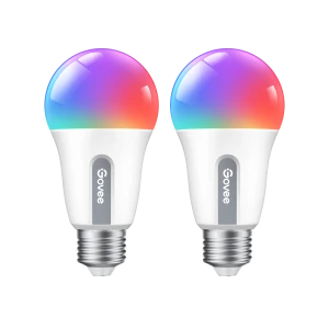 Smart Light Bulbs, Color Changing LED Bulbs, WiFi & Bluetooth, Music Sync, A19, 4 Pack — Smart Light Bulb, Govee