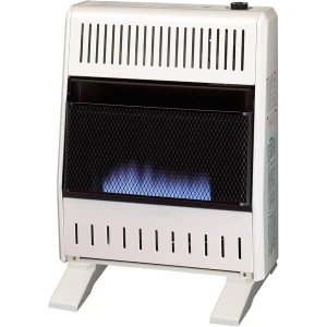 Ventless Natural Gas Blue Flame Space Heater with Thermostat Control, ProCom