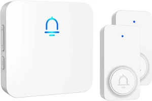 Wireless Doorbell with Adjustable Volume and Waterproof Design, SECRUI