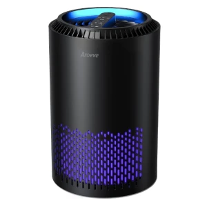 Air Purifier for Smoke, Pollen, Dander, and Smell with Sleep Mode — Air Purifier, AROEVE